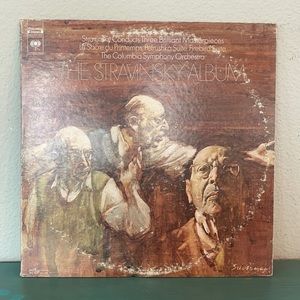 ULTRA RARE SIGNED LP The Stravinsky Album Le Sacre